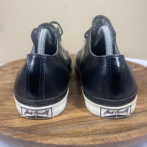 Converse Jack‎ Purcell Low Tuxedo Ox Vintage Sample Mens Size 11 Leather Shoes - Picture 4 of 10